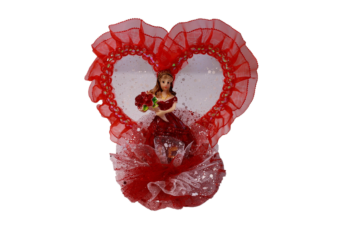 Recuerdo de quince años rojo