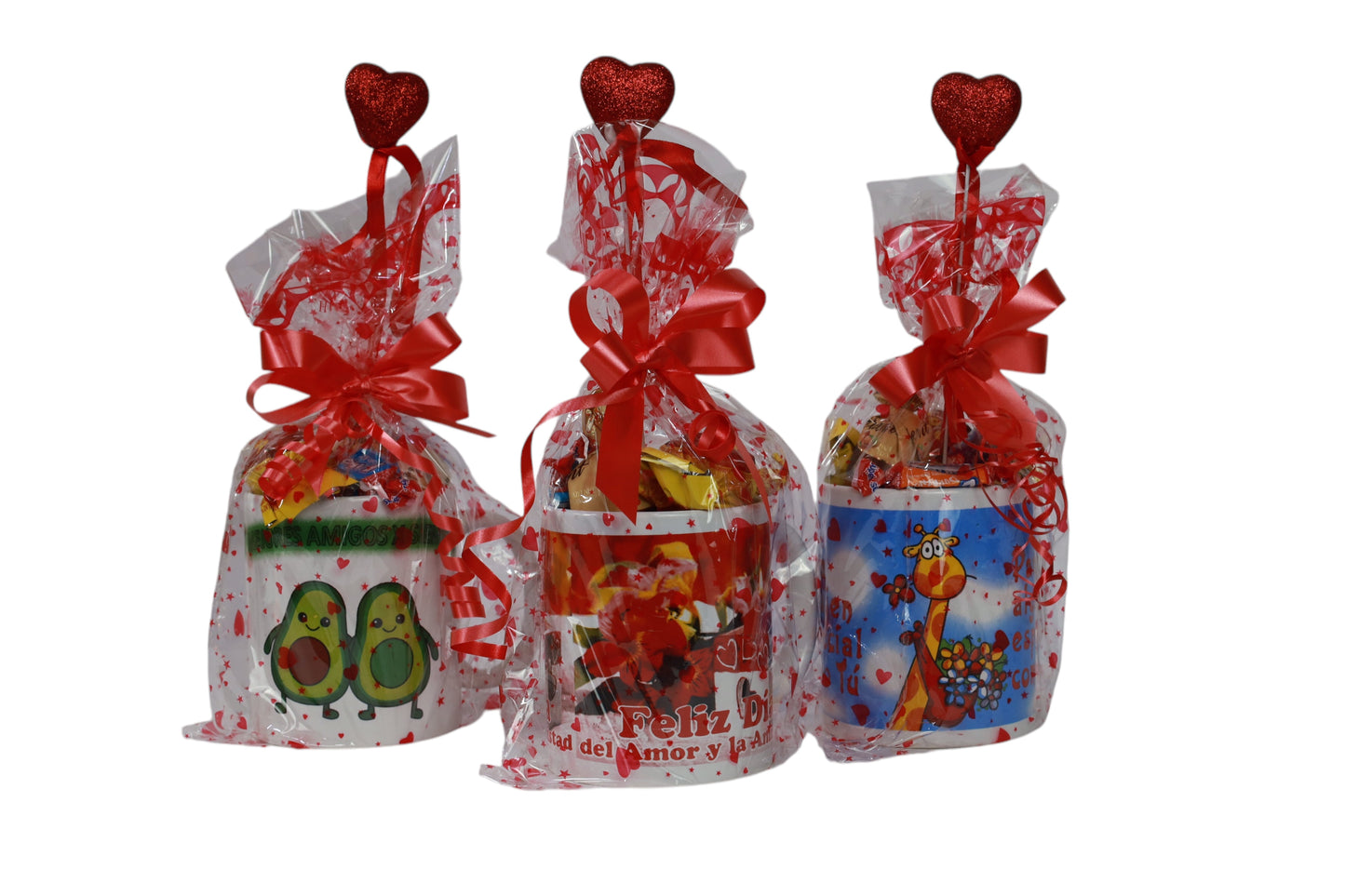Tazas con chocolates