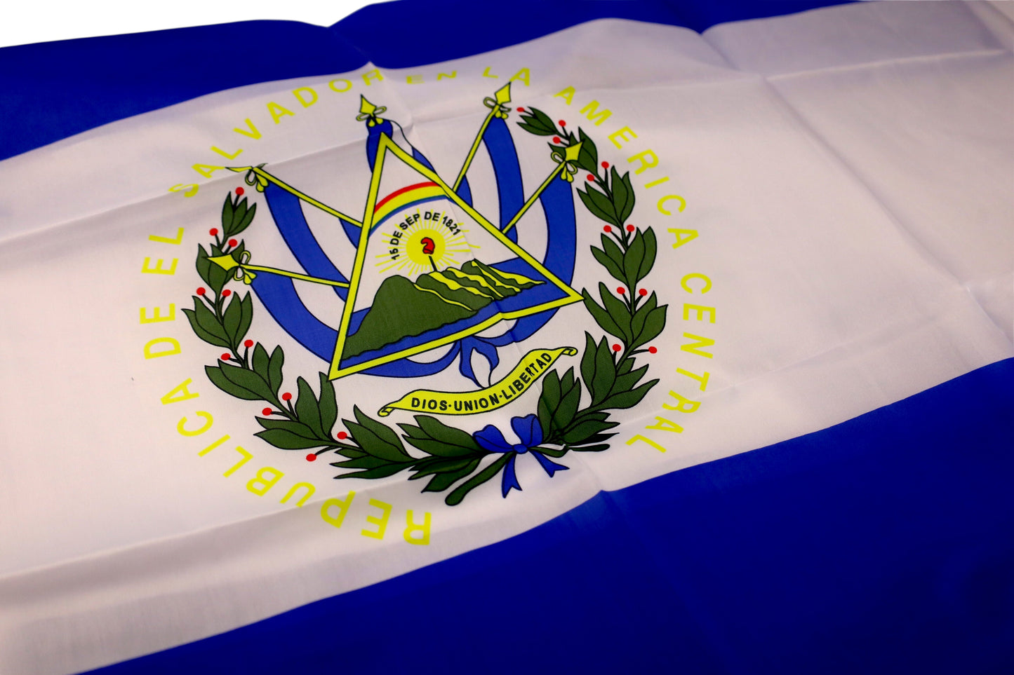 Bandera de El Salvador grande