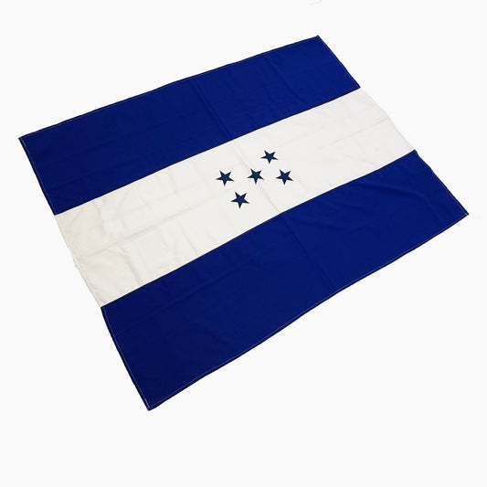 Bandera de tela lino de honduras