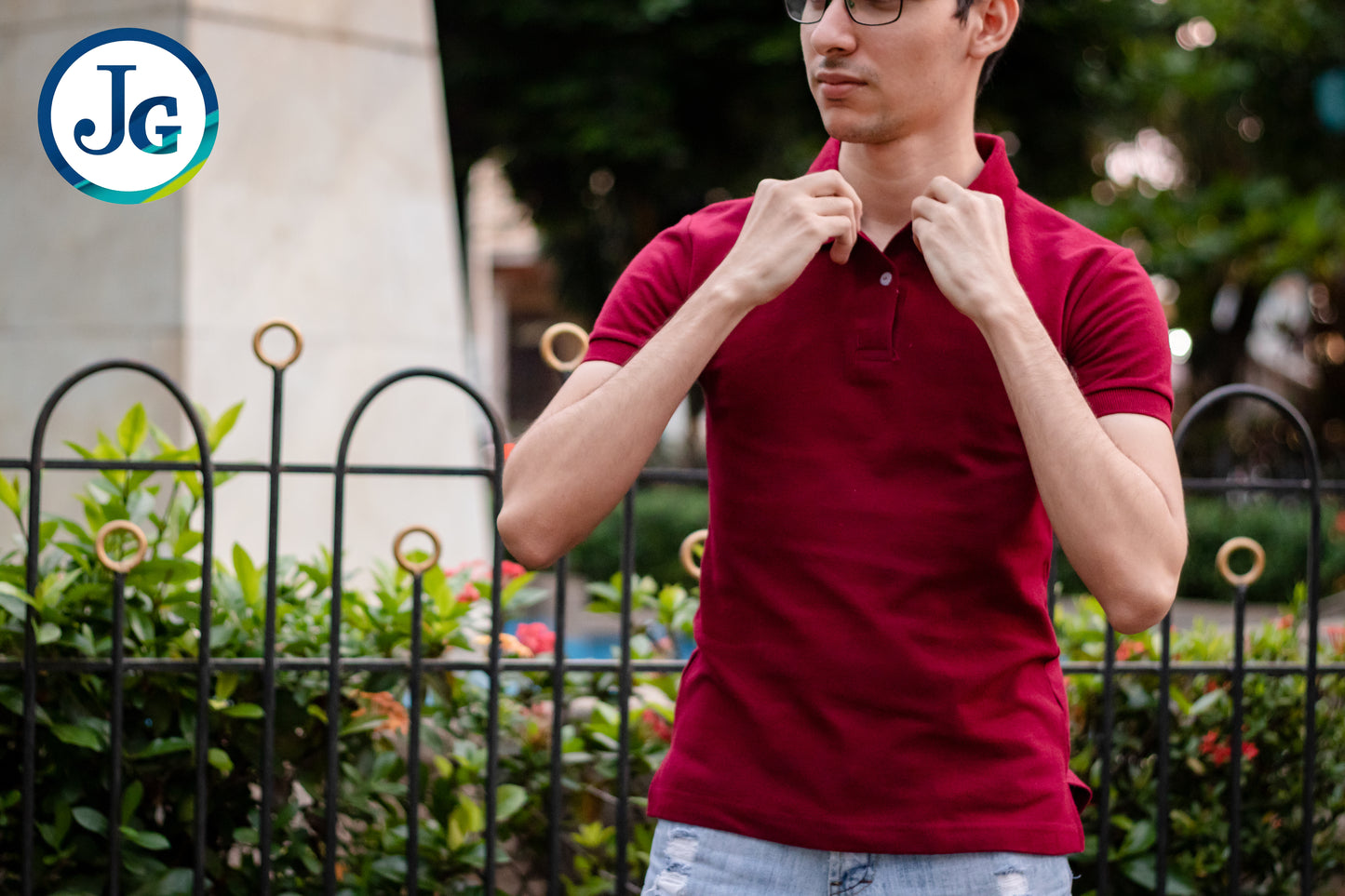 Camisa tipo polo para caballero