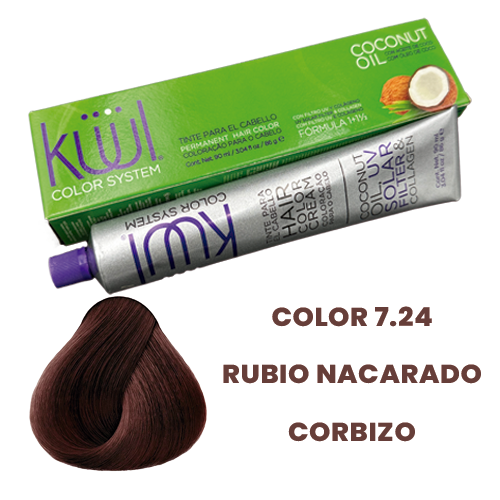 Tinte kuul color rubio nacarado corbizo