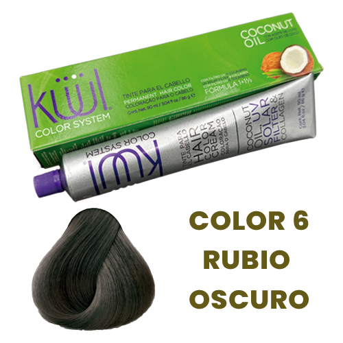 Tinte kuul color rubio oscuro