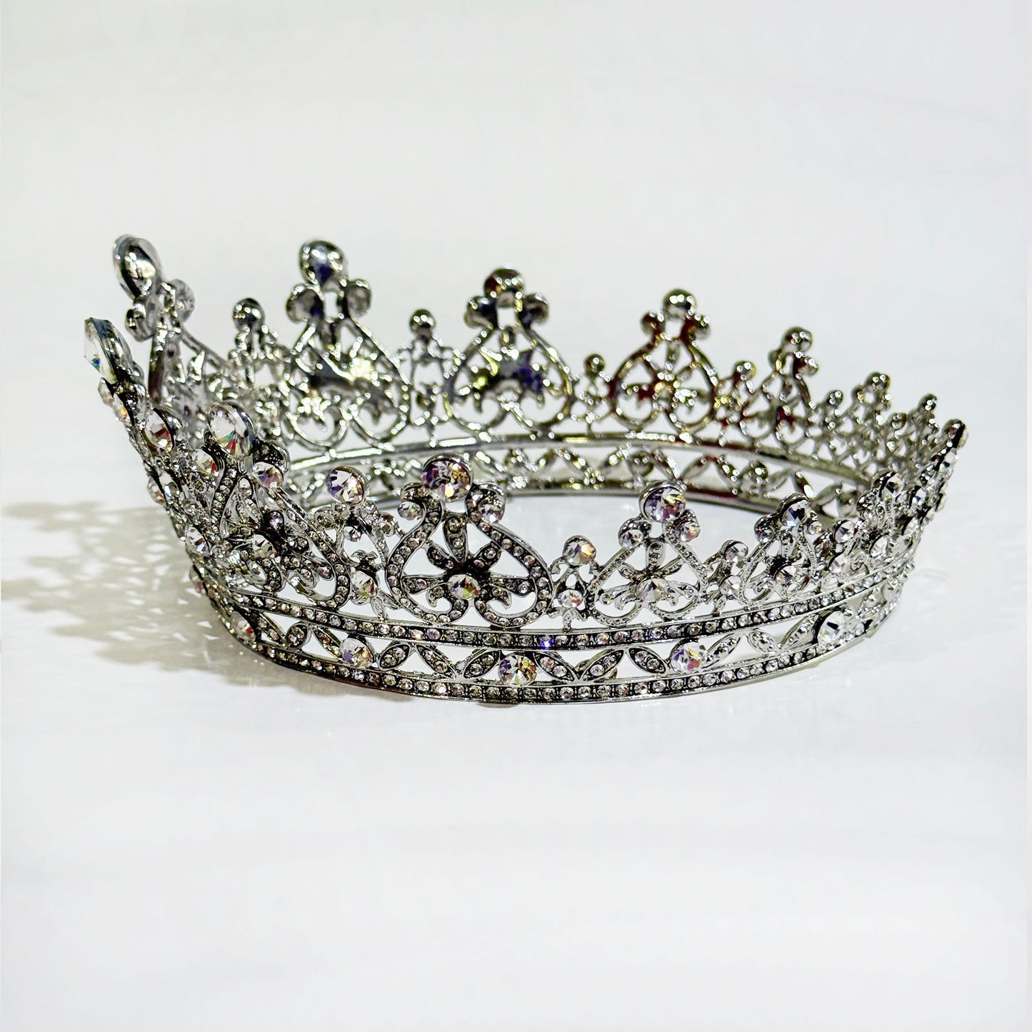 Corona para reina color plata