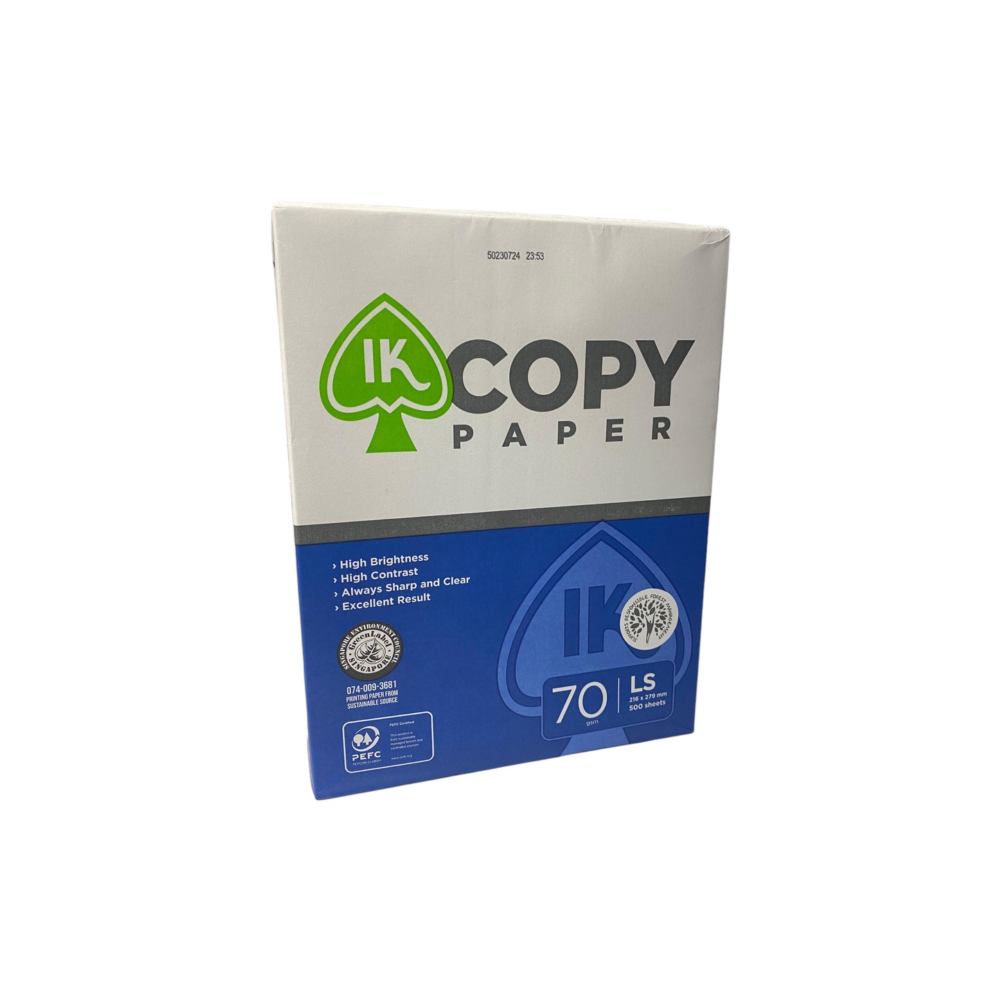 Resma de papel bond tamaño carta