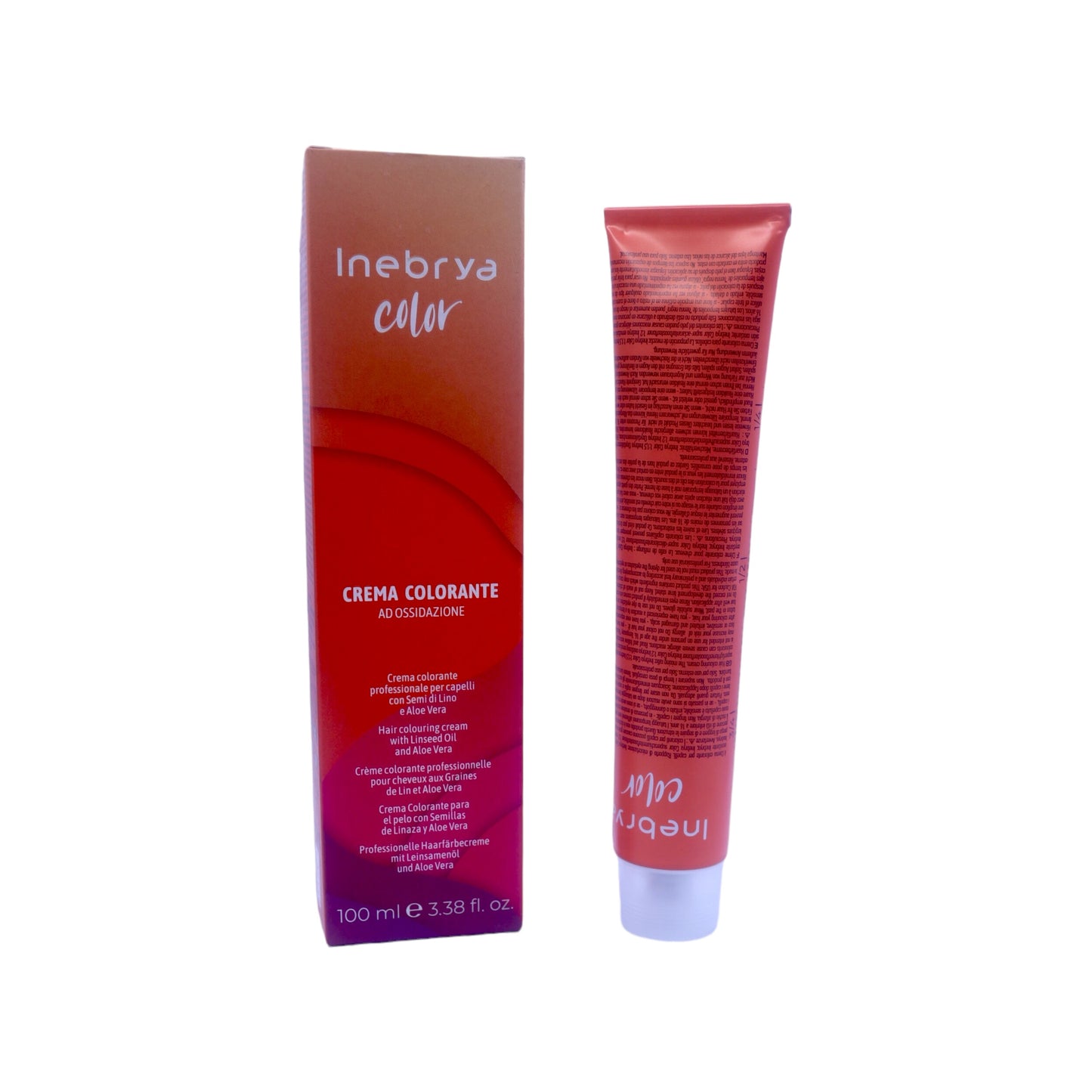 Tinte para el cabello de la marca Inebrya