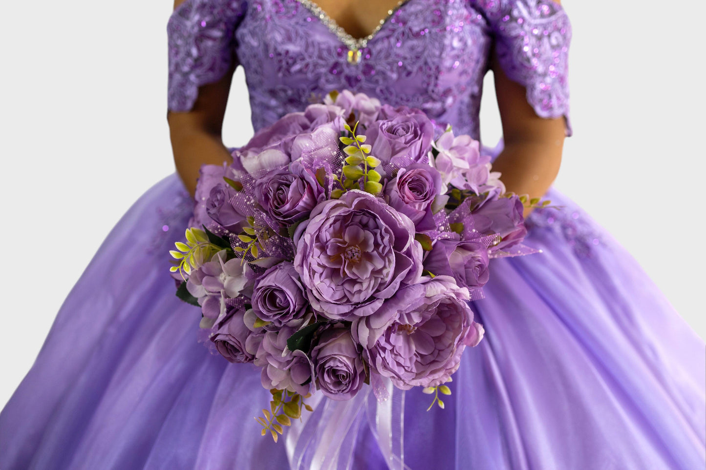 Vestido de quince años morado