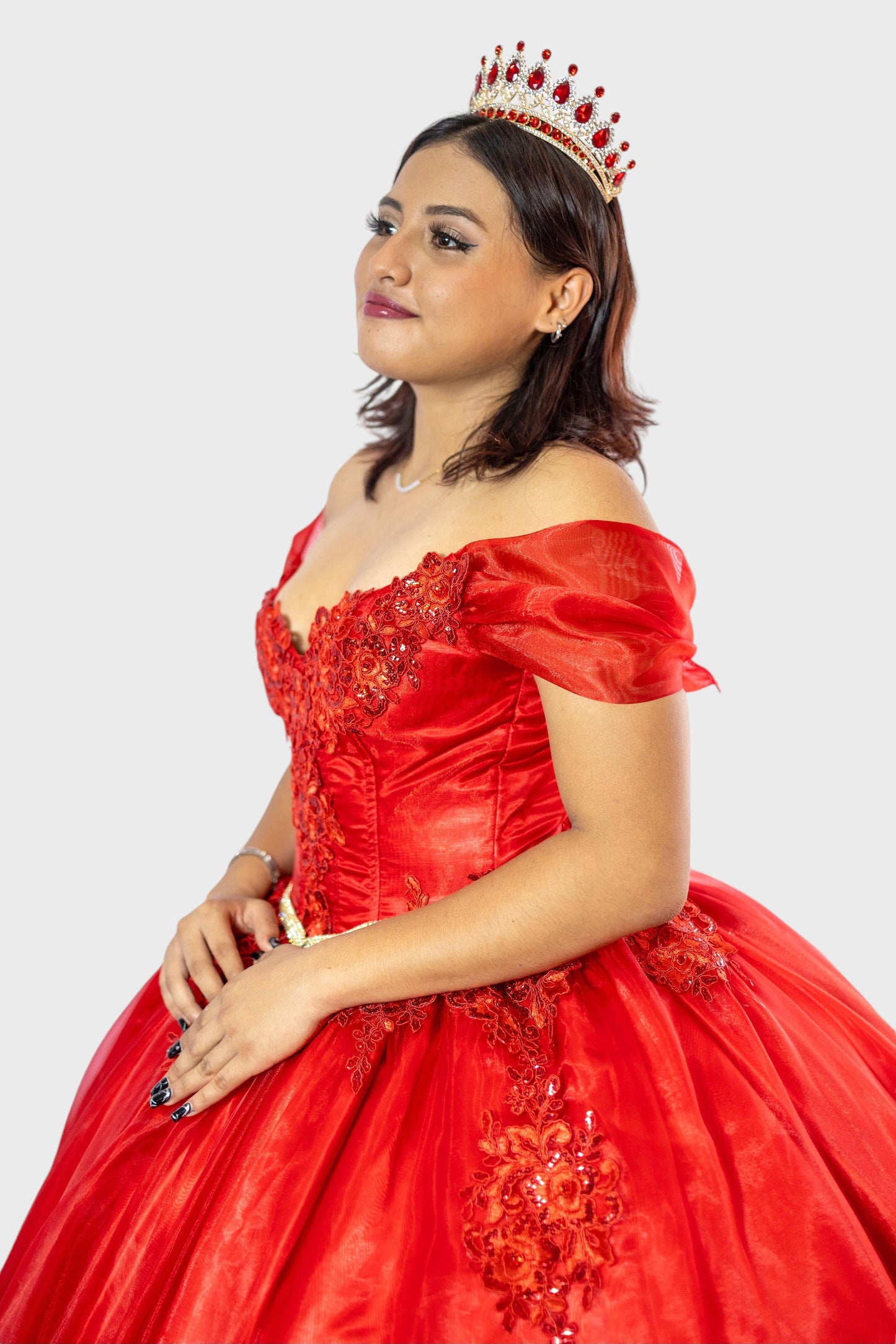 Vestido de XV años rojo