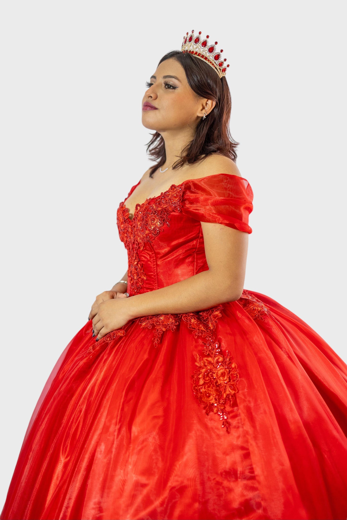 Vestido de XV años rojo