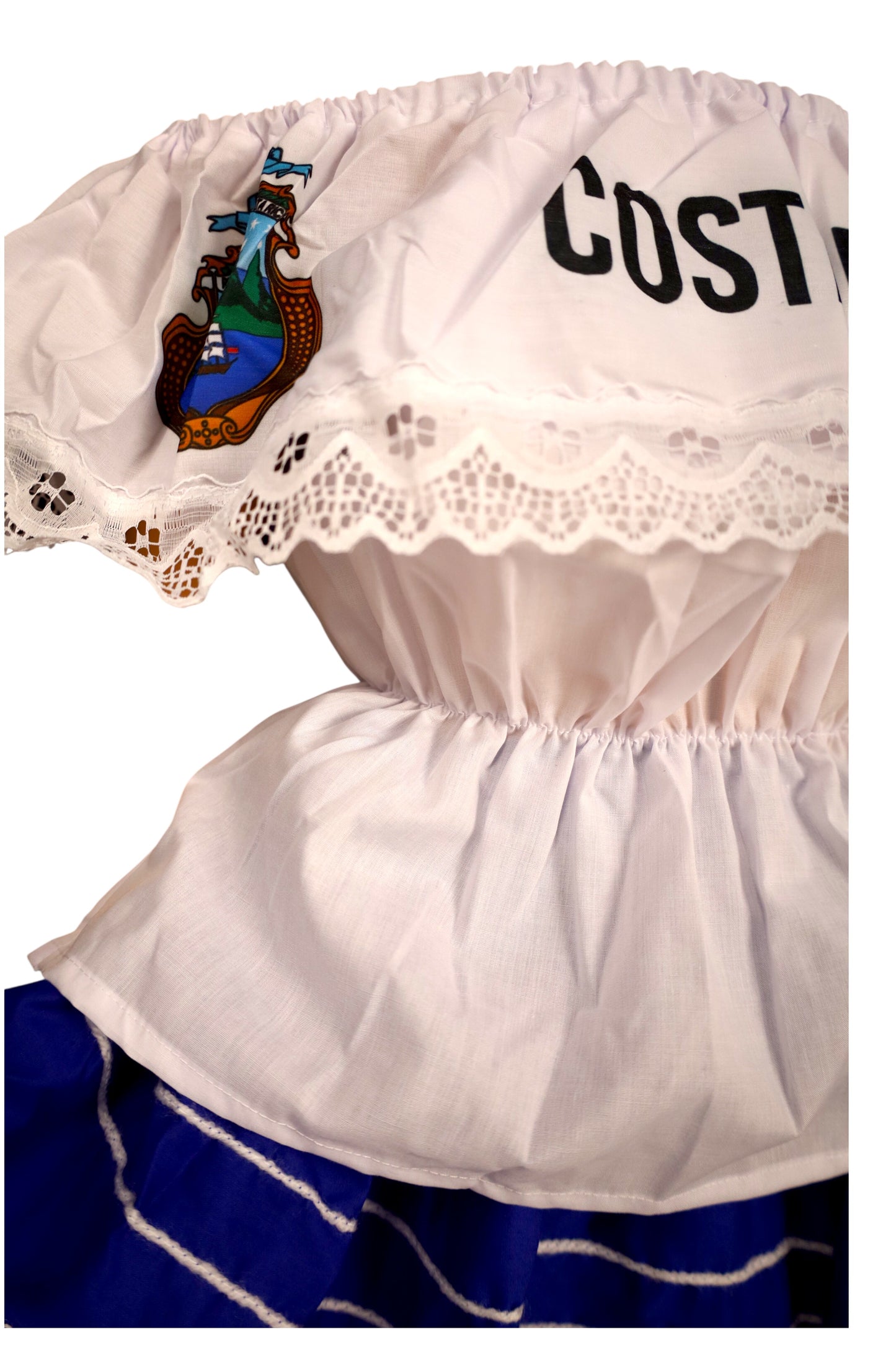 Vestido típico de costa rica para niña