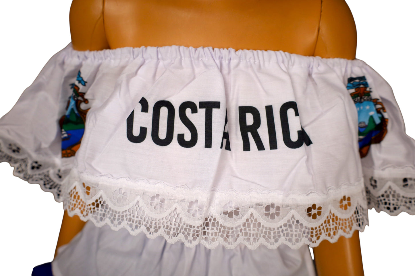Vestido típico de costa rica para niña