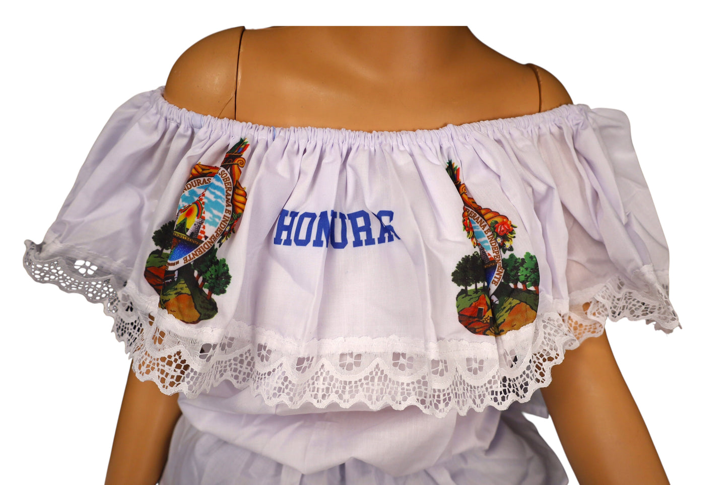 Vestido típico de honduras para niña