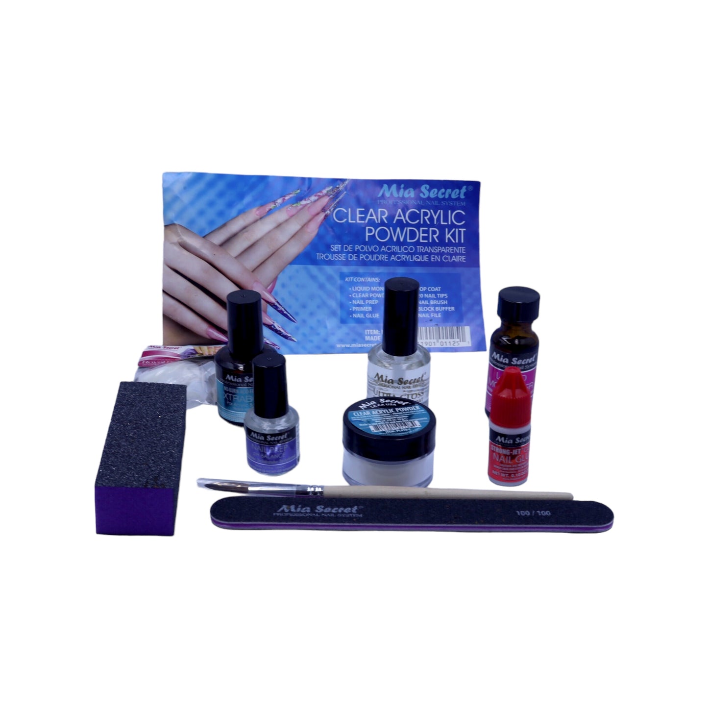 Kit básico para uñas acrílicas Mia Secret