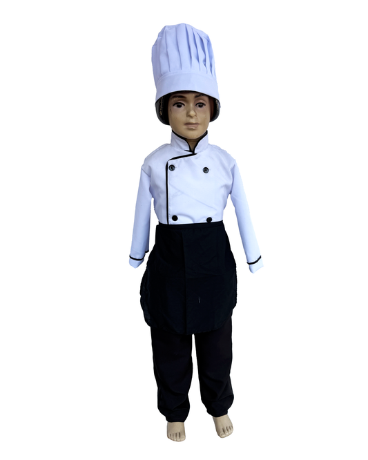 Traje de chef para niño