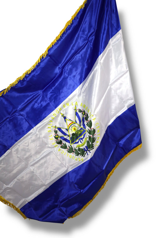 Bandera de El Salvador grande
