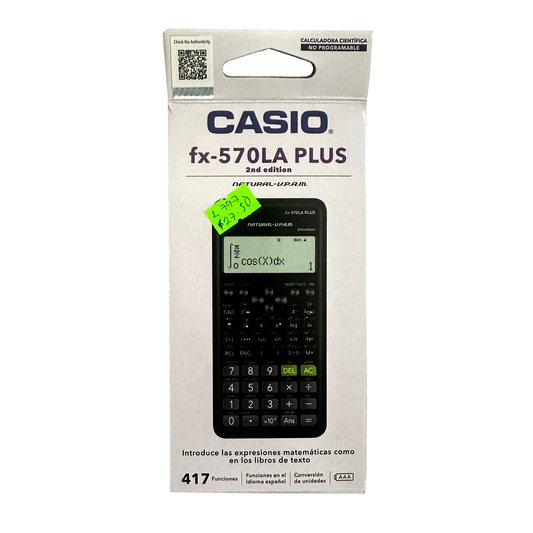 Calculadora científica casio fx-la plus