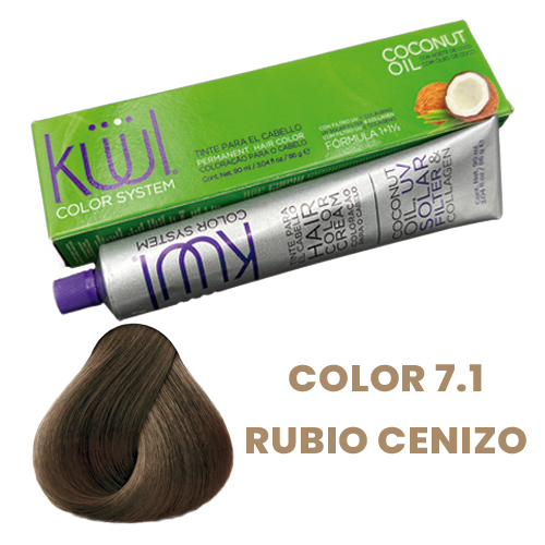 Tinte kuul color rubio cenizo