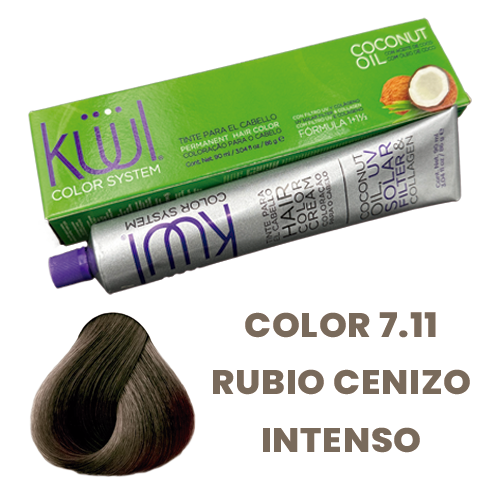 Tinte kuul color rubio cenizo intenso