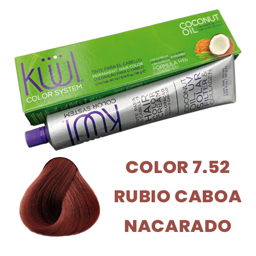 Tinte kuul color rubio caboa nacarado