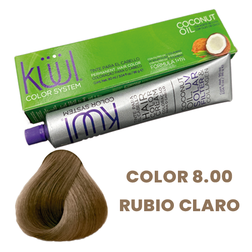 Tinte kuul color rubio claro