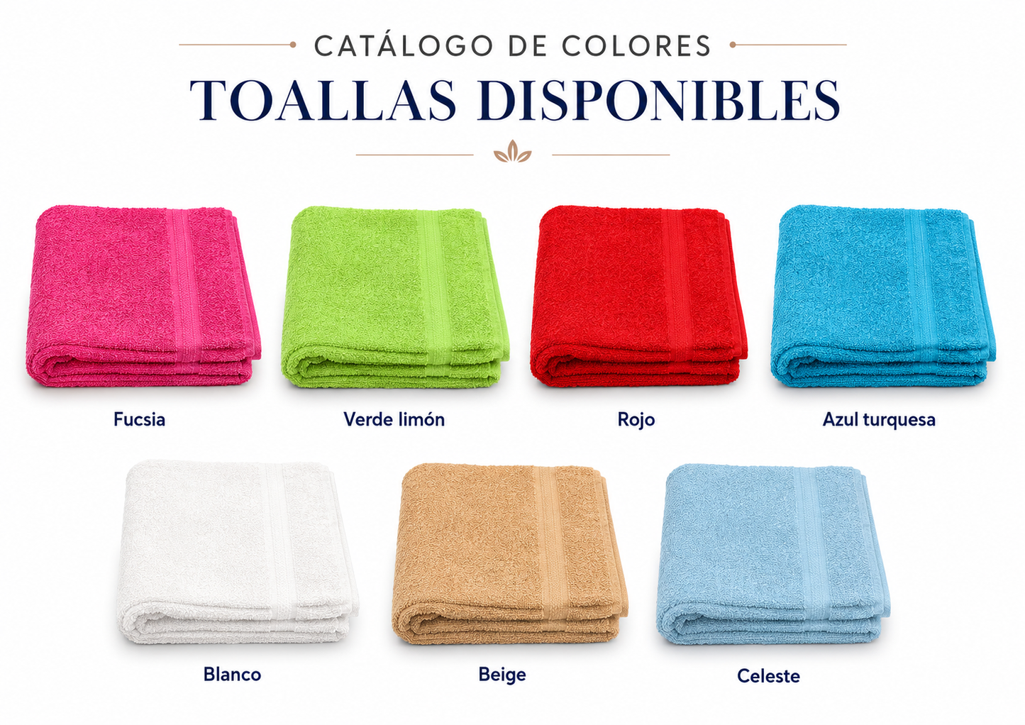 Toalla de baño majestic con dedicatoria bordada