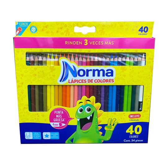 Color norma de 40 unidades