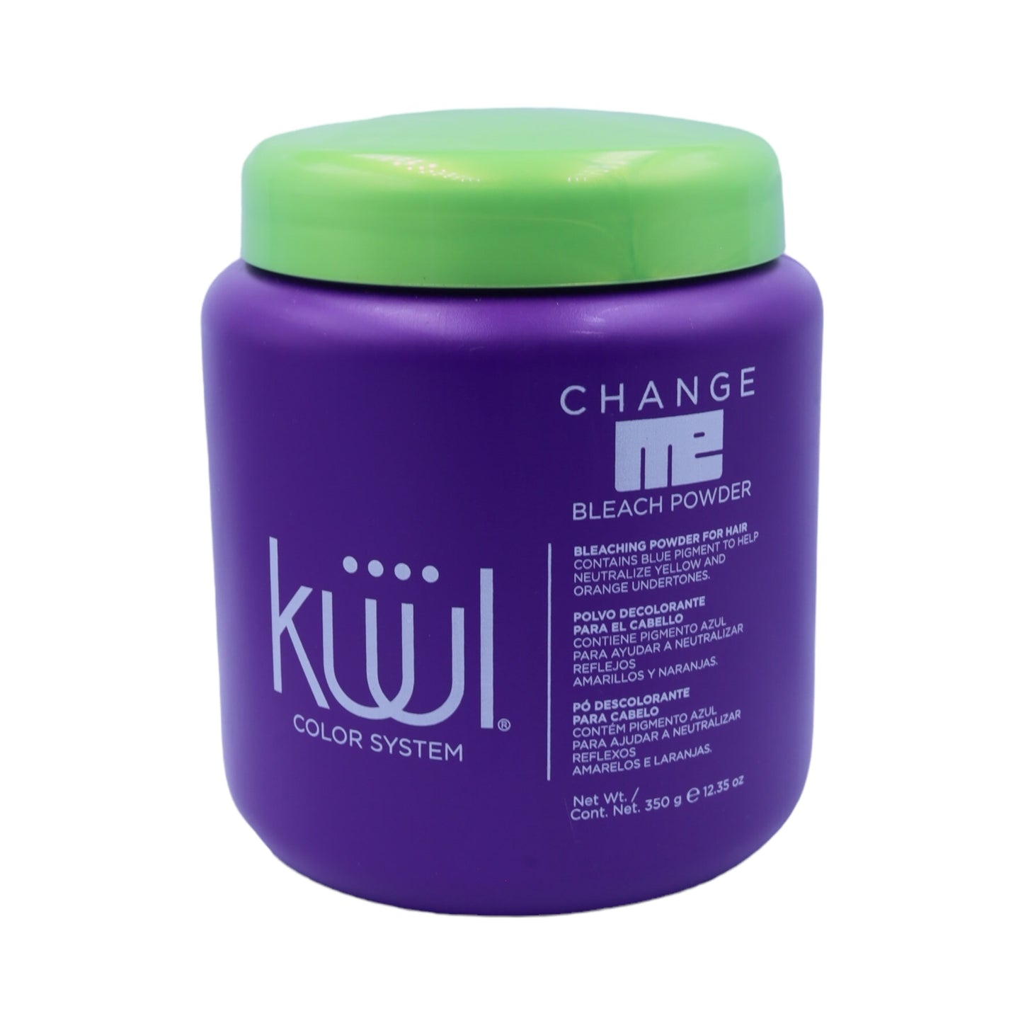 Polvo decolorante para el cabello de la marca kuul