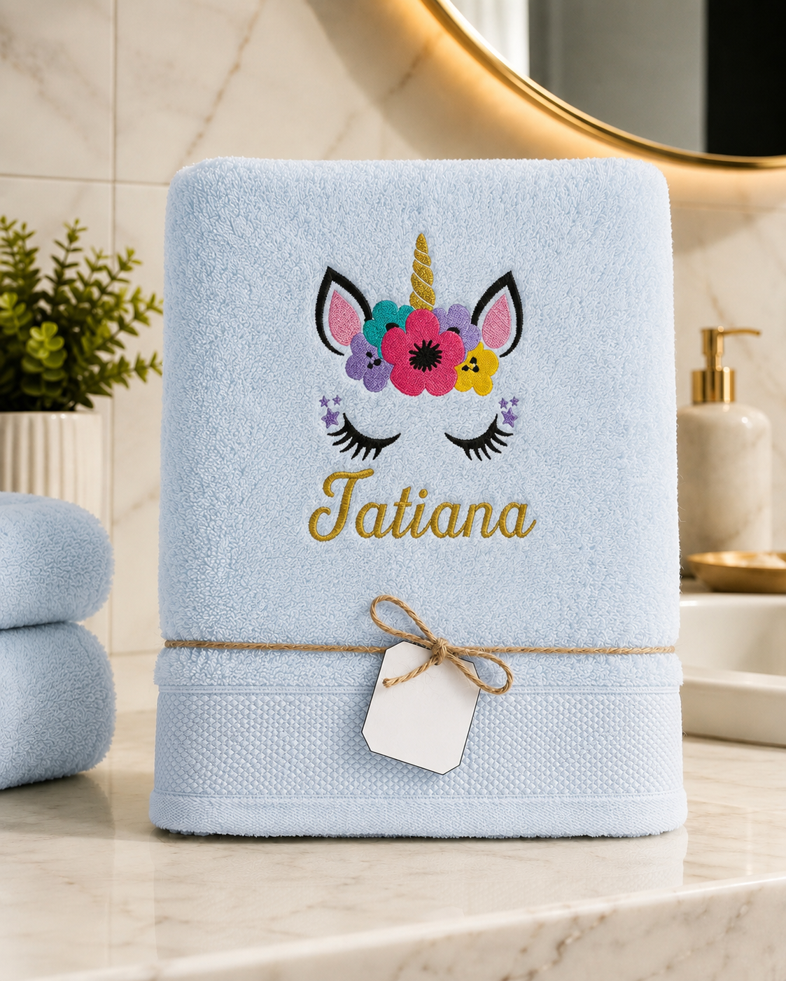 Toallas de baño majestic con bordado personalizado