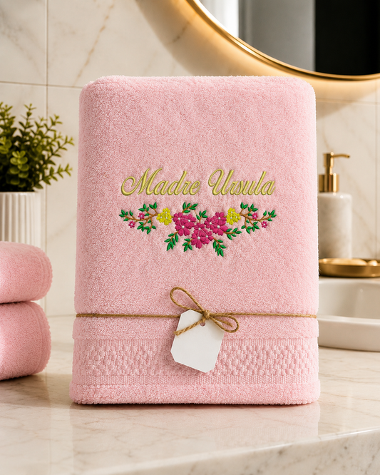 Toalla de baño hilasal majestic con bordado personalizado