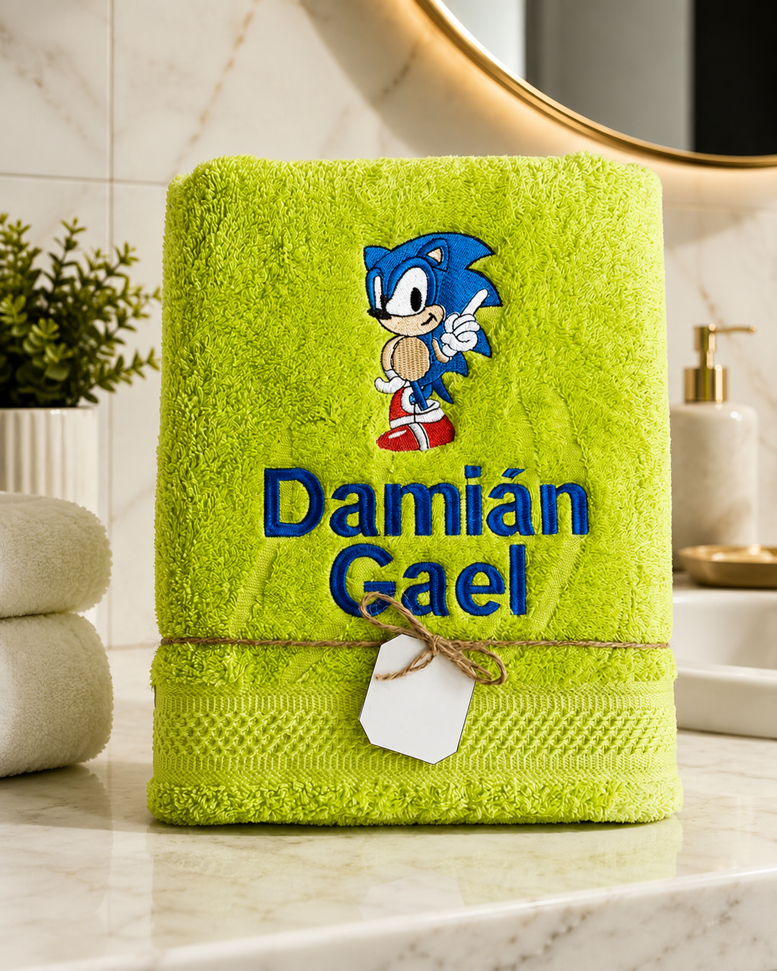 Toallas de baño hilasal con bordado personalizado
