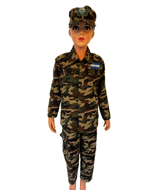 Traje de soldado para niño