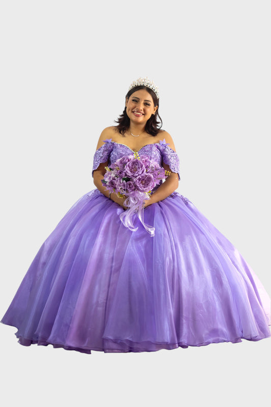 Vestido de quince años morado