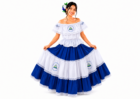 Vestido Típico de Nicaragua para señorita